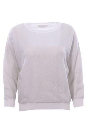 Cotton crew neck lurex effect FABIANA FILIPPI | MAD271W055F194VR1